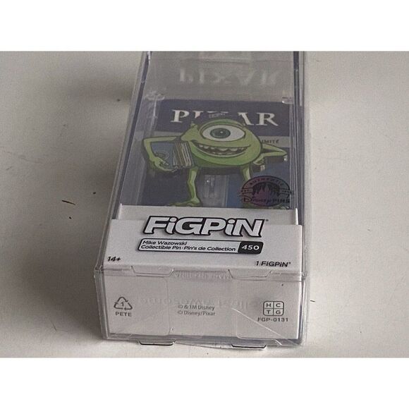 Fig Pin Pixar Limited Release Edition Monsters University Mike Wazowski # 450 - Picture 7 of 10